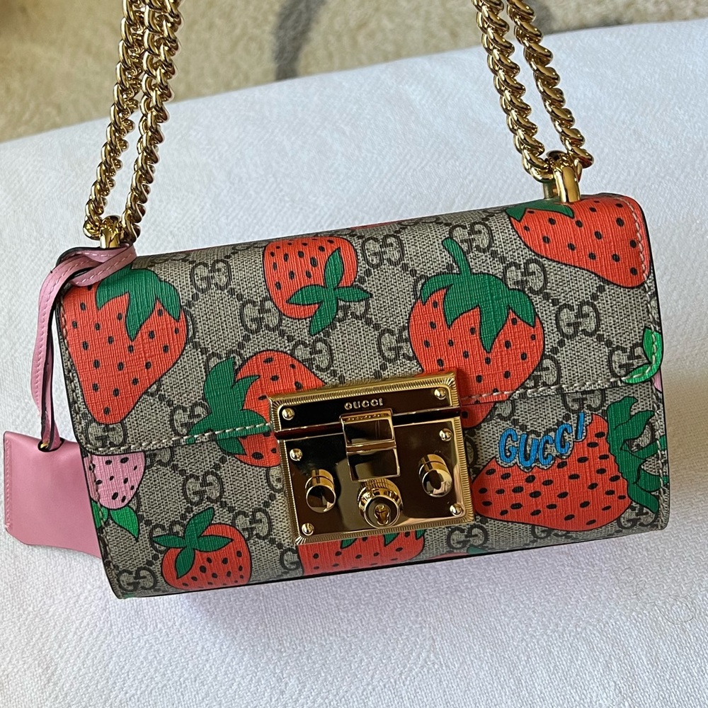 Strawberry gucci bag brand new .
